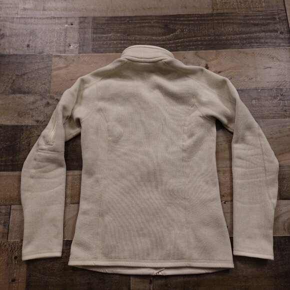 Patagonia Better Sweater Jacket Girls XL (14) Oatmeal Fleece Zip-Up Outdoor - Picture 11 of 13